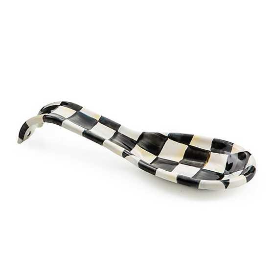Courtly Check Enamel Spoon Rest