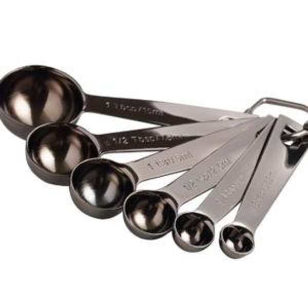 Graphite Gray Stainless Steel Nesting Measuring Spoons - World Market