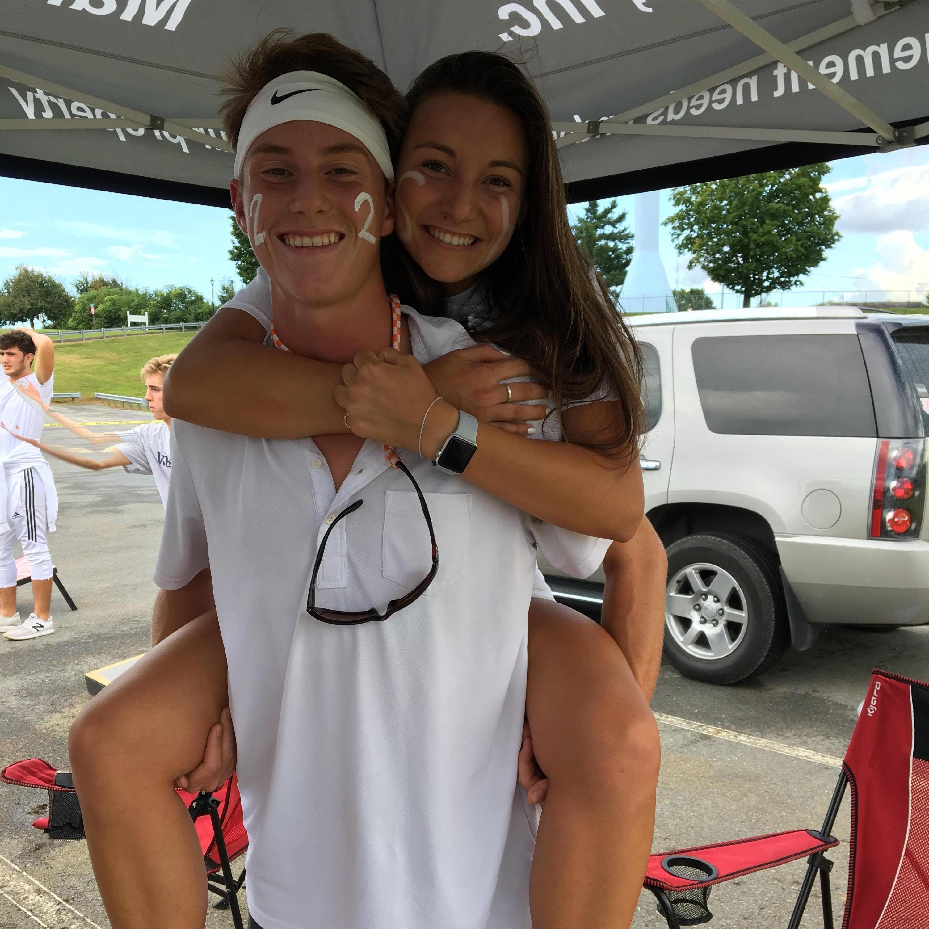 High school football game, August 2018