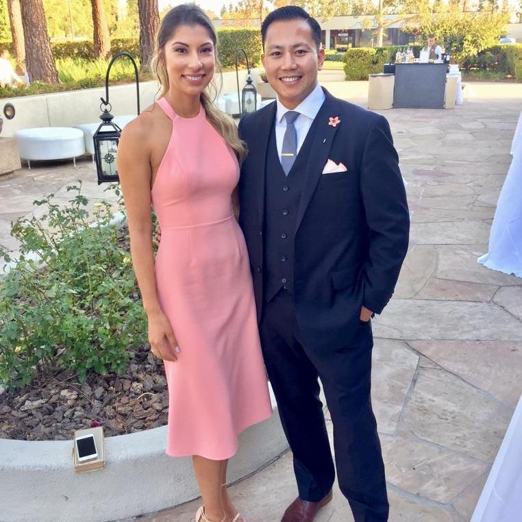 Our first time attending a wedding together.