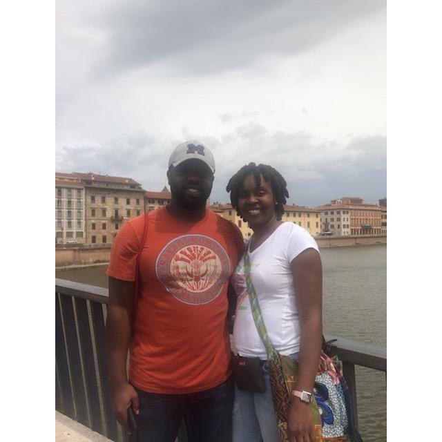 On our way to see the Leaning Tower of Pisa