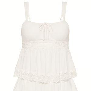 SoSoft™ Modal Lace-Trim Bridal Cami Set