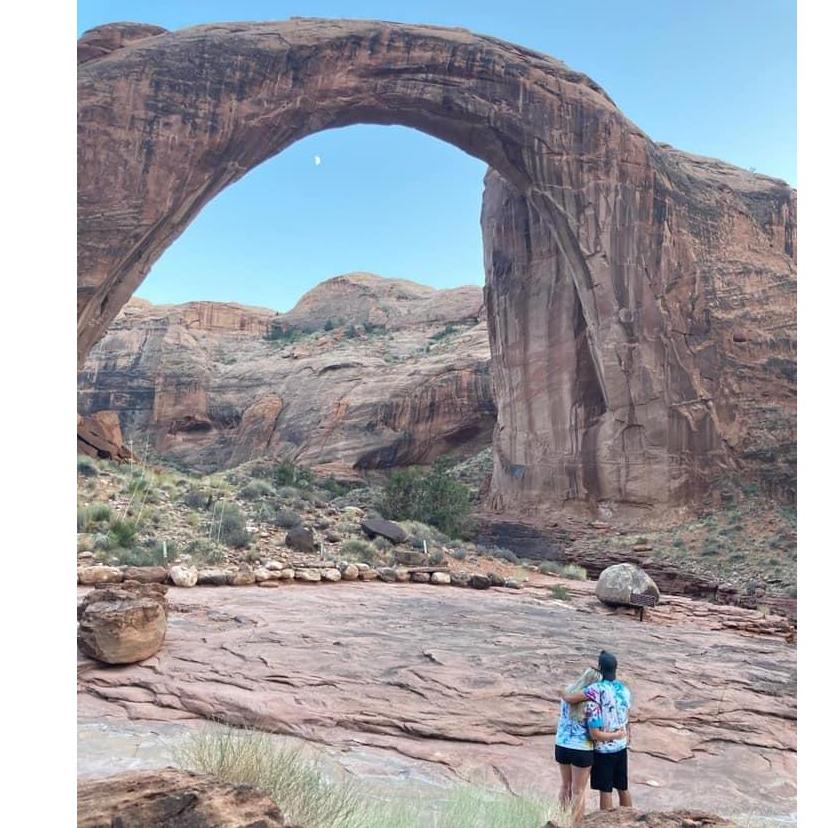 Returning to Rainbow Bridge for the first time since our engagement