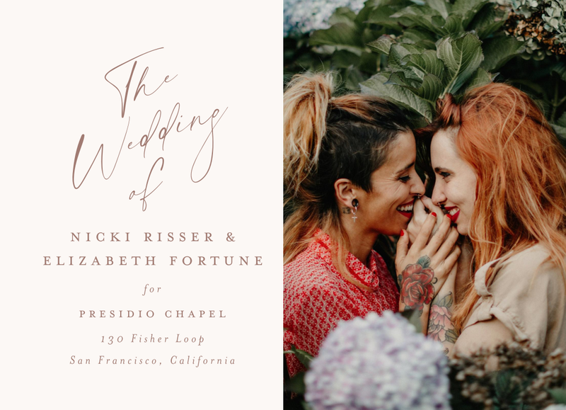 Anerley Landscape | Off-White | Zola Wedding Invitations
