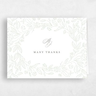 Green Spring Wedding Thank You - Eze Landscape
