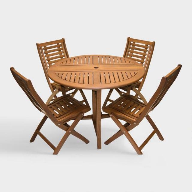 Eucalyptus Danner Folding Outdoor Dining Table