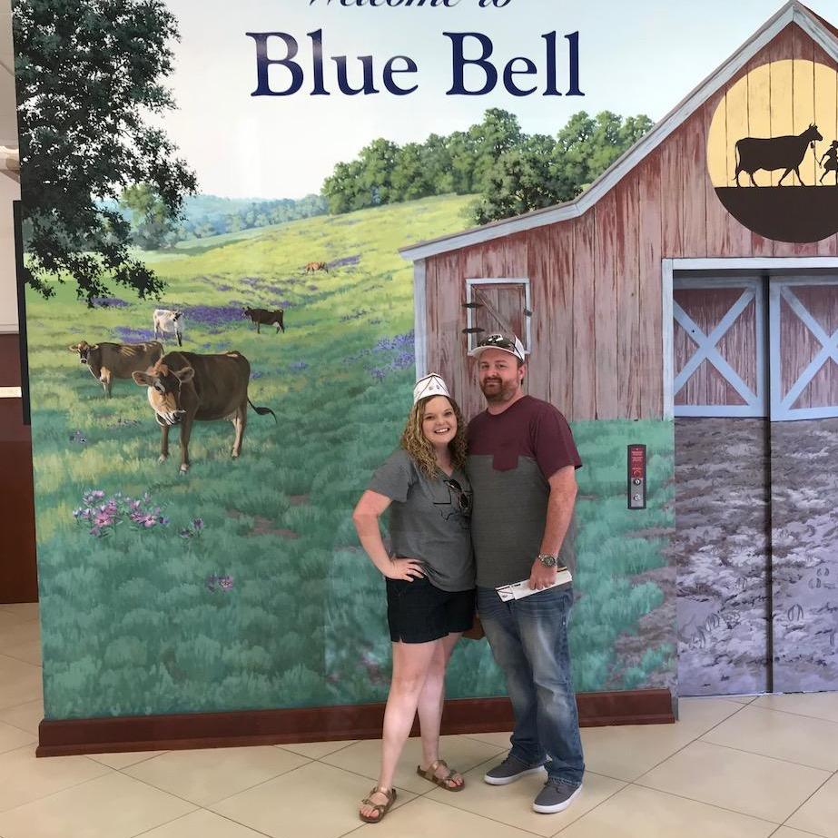 We love ice cream... especially Blue Bell!