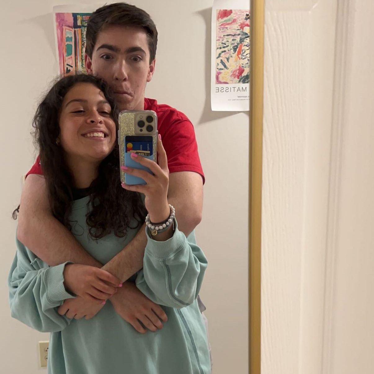 This was our first Valentine's Day long distance. He came to surprise me for the weekend.