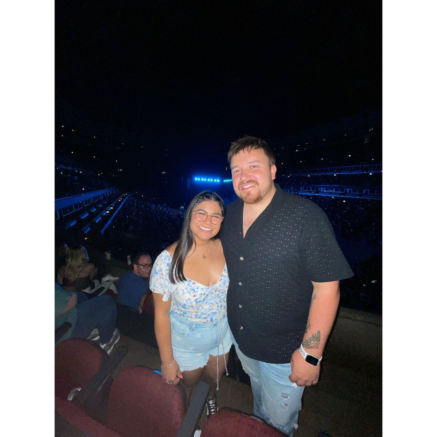 We connected through music very early on, and going to concerts together is always fun!