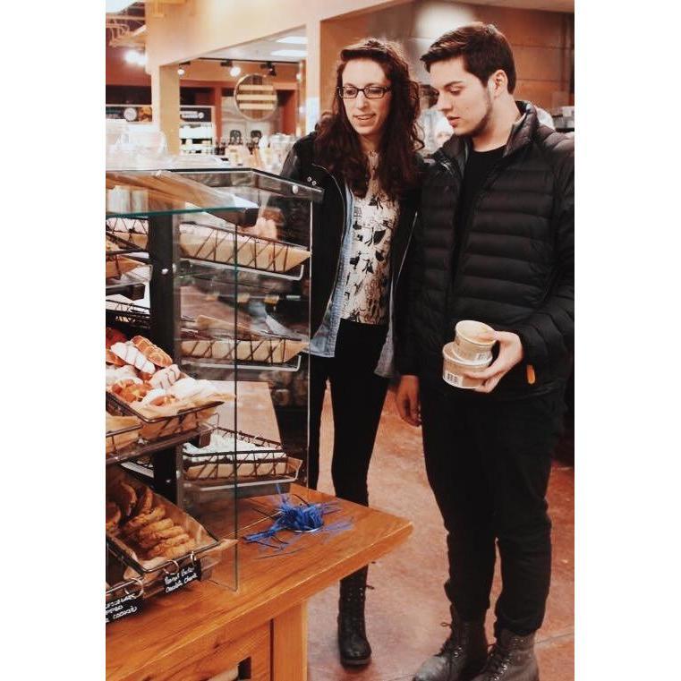Chandler and Alli love to experience new foods together. This was junior year at Alli's favorite place for snacks, Whole Foods.