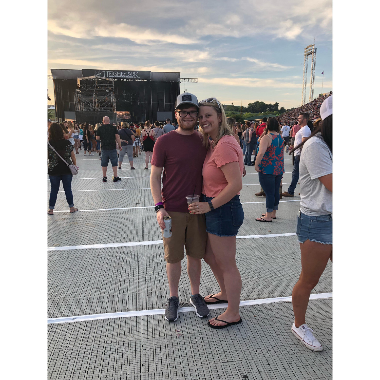 Luke Bryan concert Hershey.