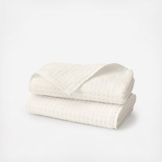 Turkish Waffle Hand Towel, Set of 2
