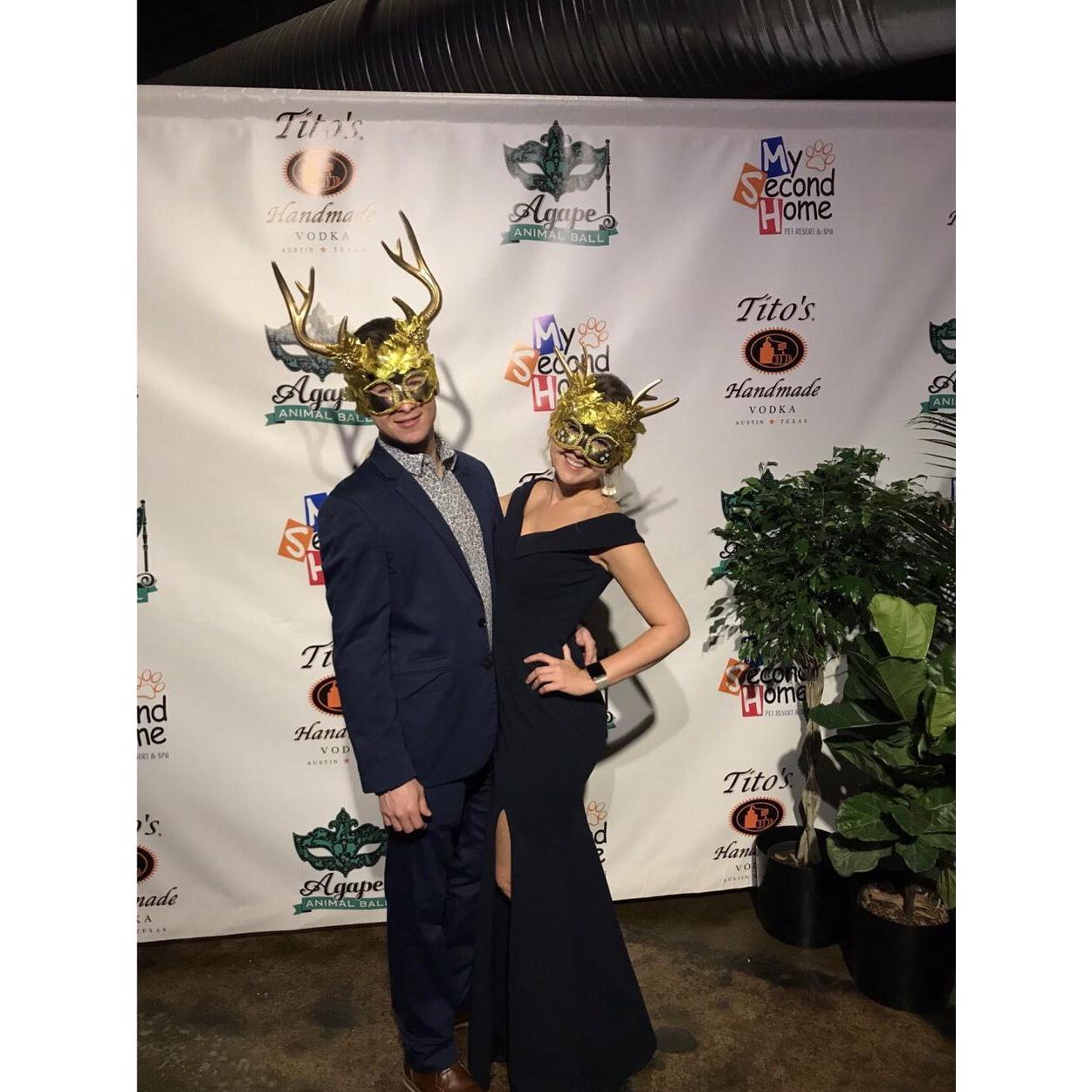 We won best dressed at the 2018 Agape Animal Ball