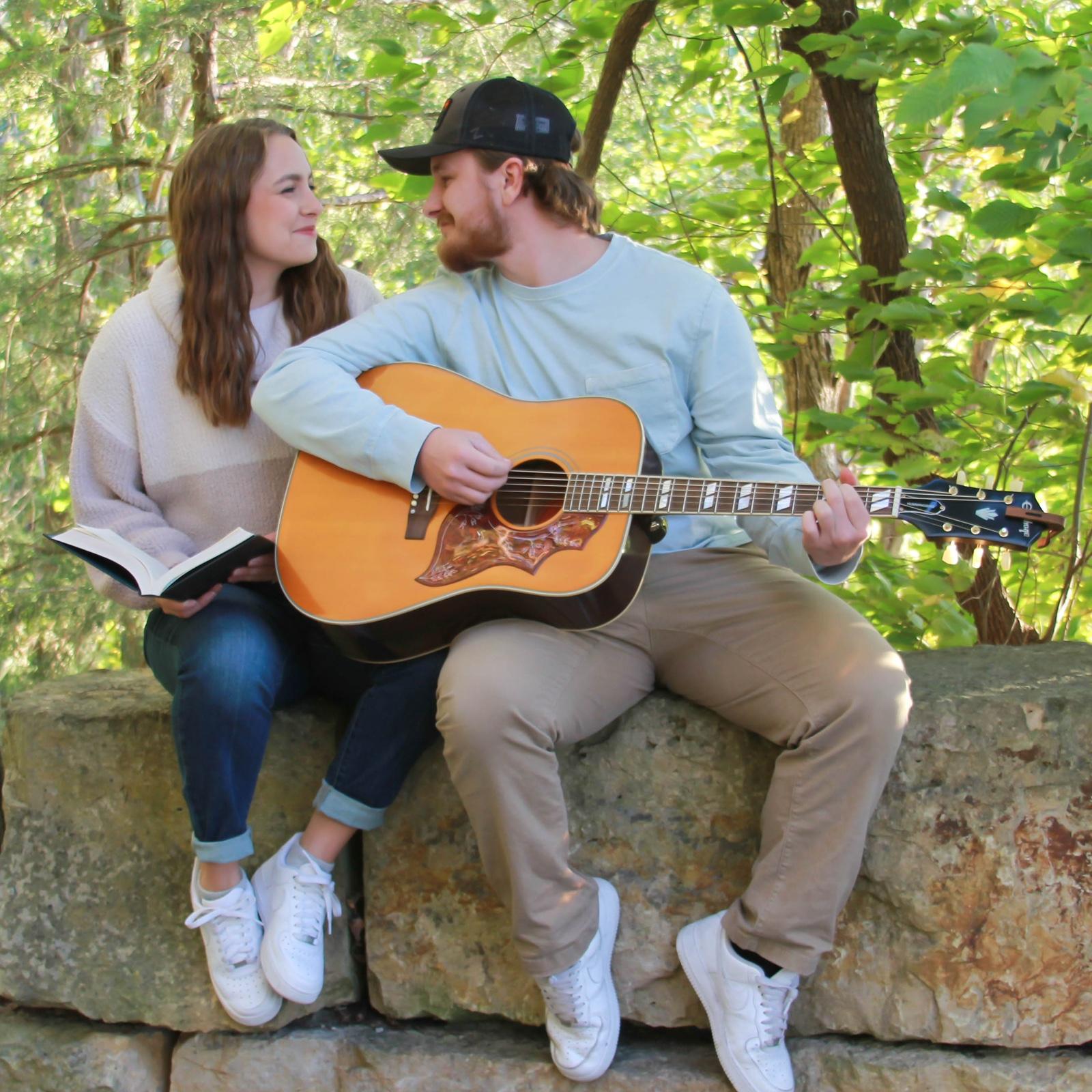 Sydney loves to read and Morgan loves to play guitar.