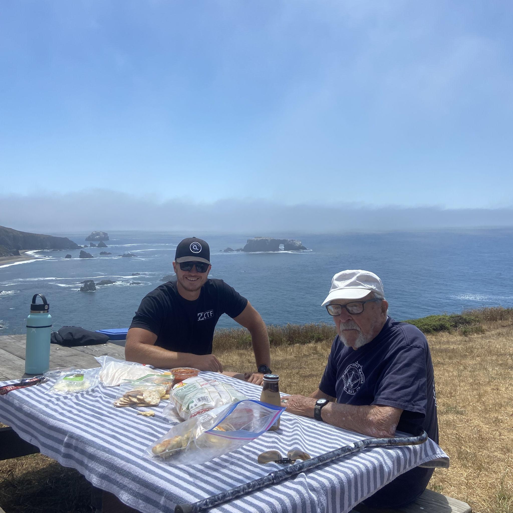 Took Opa to Bodega Bay and enjoyed some beautiful views.