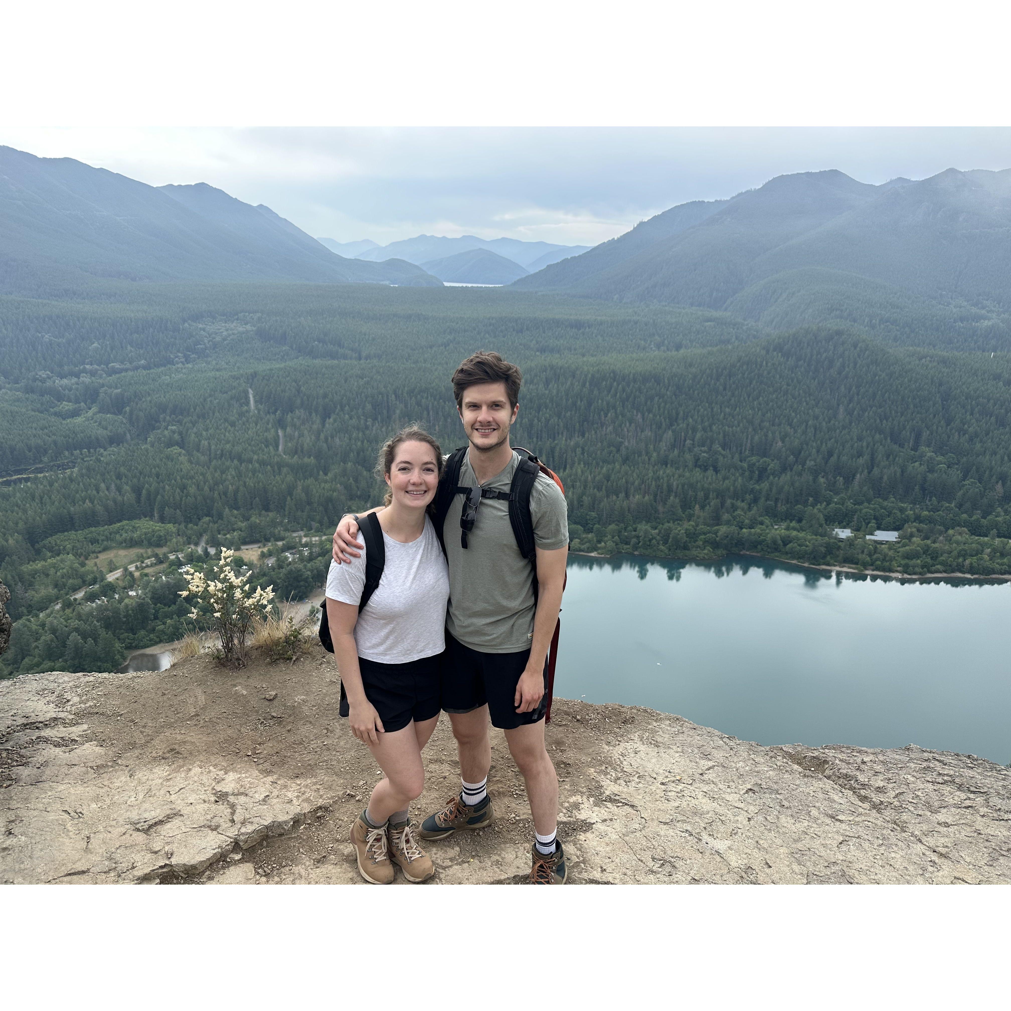 Shortly after our move to Seattle in July 2023. First hike in our new home!