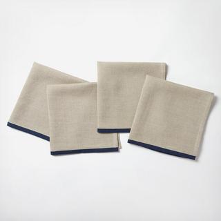 Color Border Napkin, Set of 4