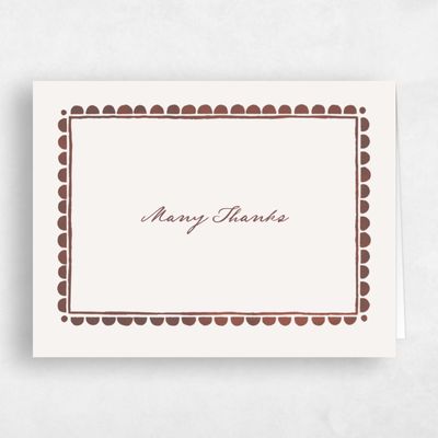 Acorn, Brown Wedding Thank You - Fayvel Landscape