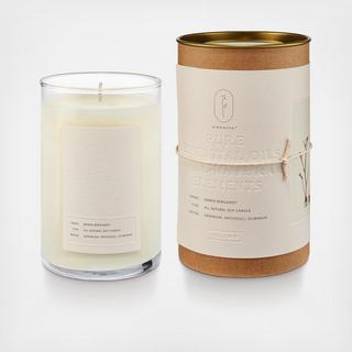 Amber Bergamot Natural Glass Candle