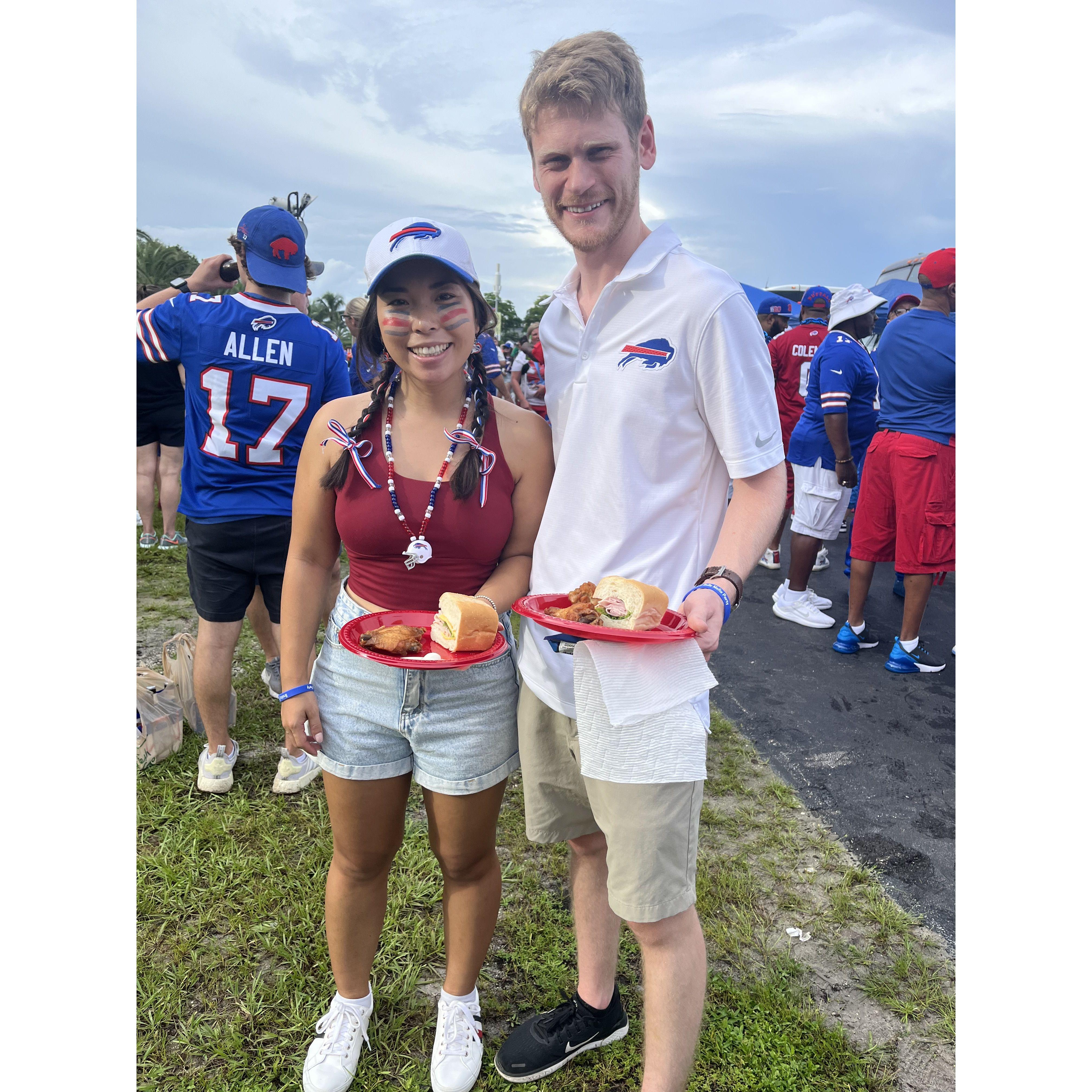 Buffalo Bills game in Miami