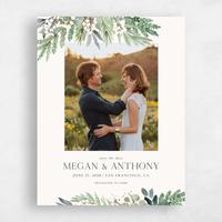 Green Wedding Save the Date - Winslow Photo