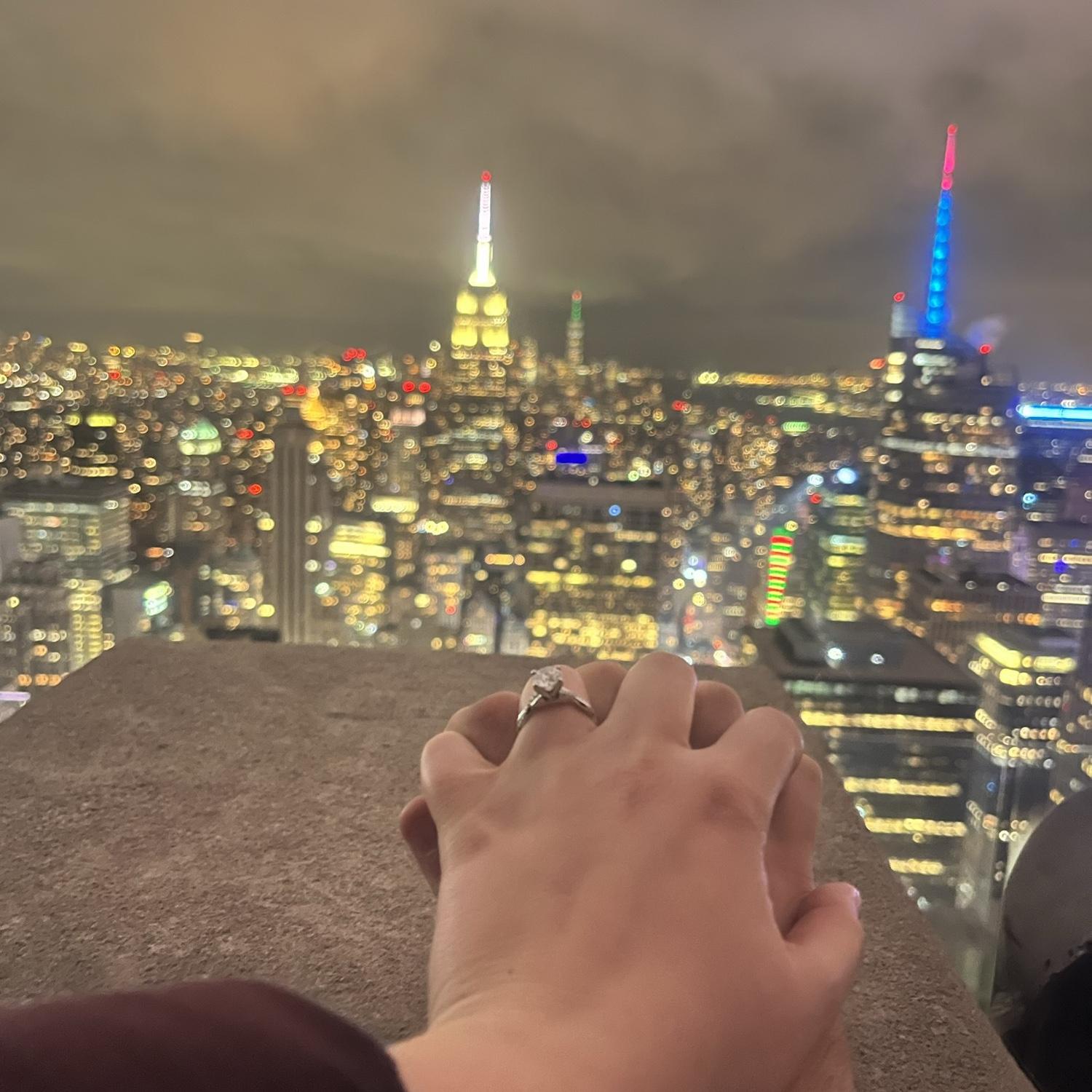 Views after she said, “YES!”