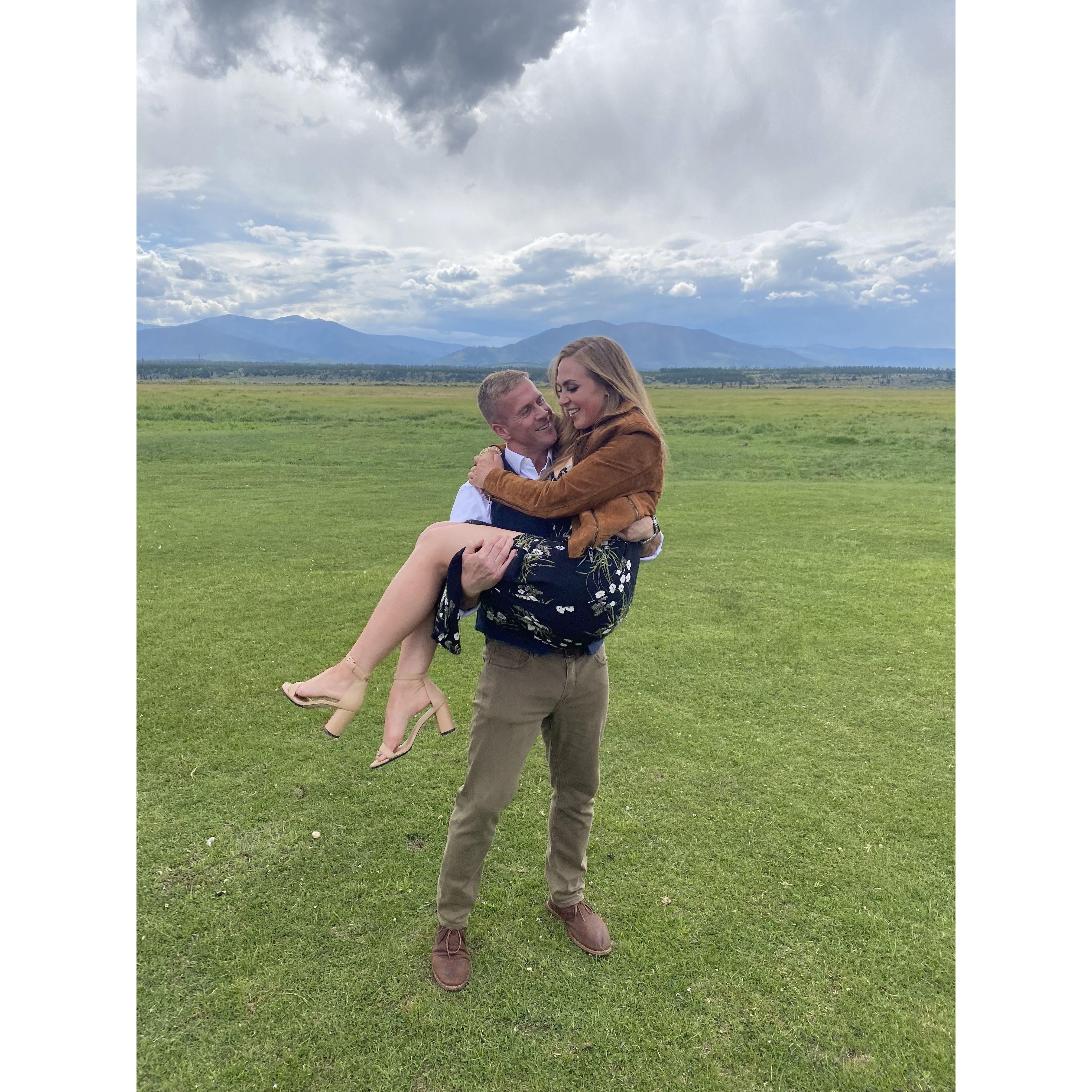 Jan and Tyler in Granby, CO