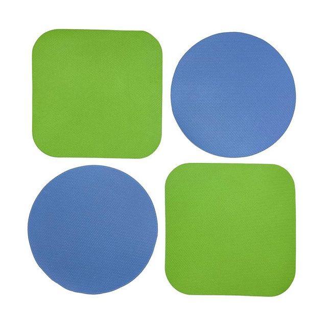 4 Pack Jar Opener Gripper Pads, Botter Opener Tool for Weak Hands, Rubber Jar Opener for Seniors with Arthritis