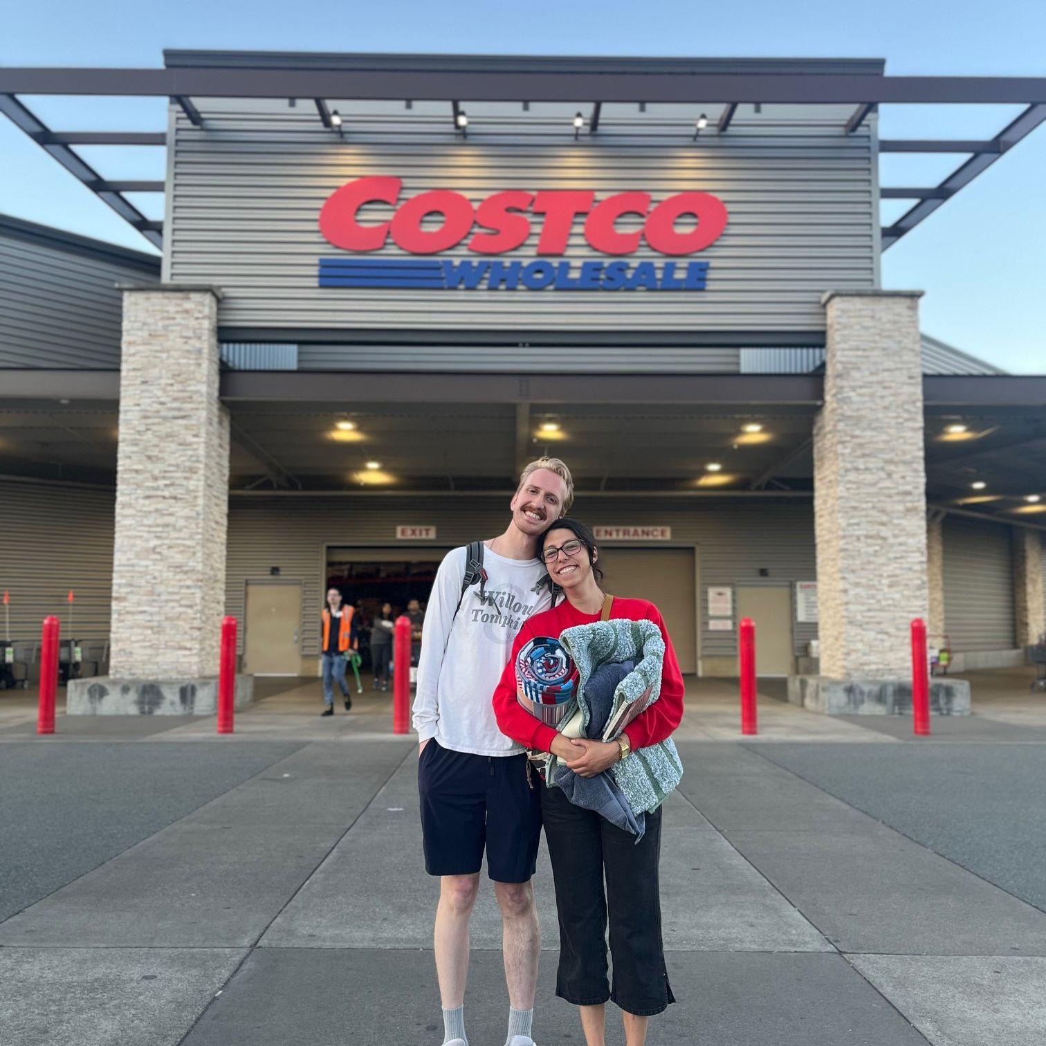 Tony's first time at Costco