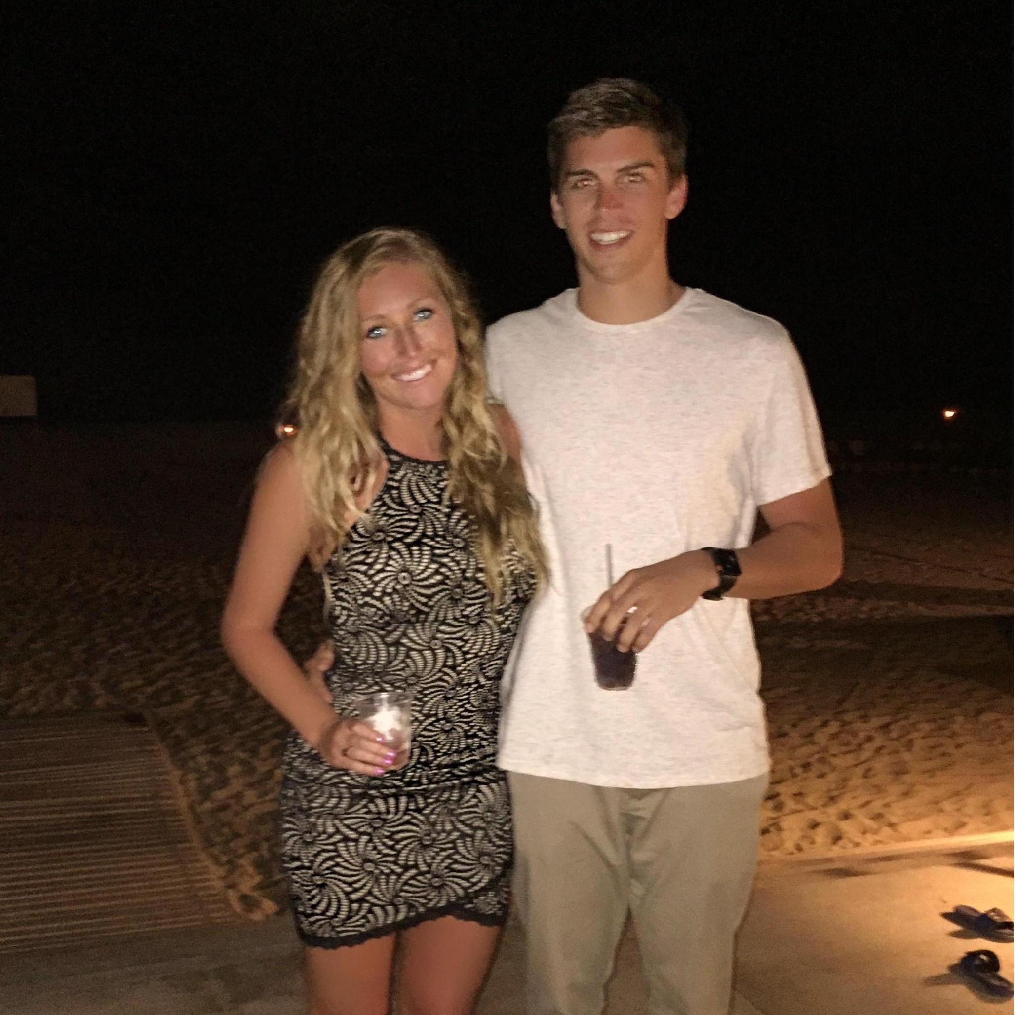 Our first all inclusive vacation together to Cabo for our birthdays. Jess just won the limbo contest at the resort on her birthday 3/13/2016
