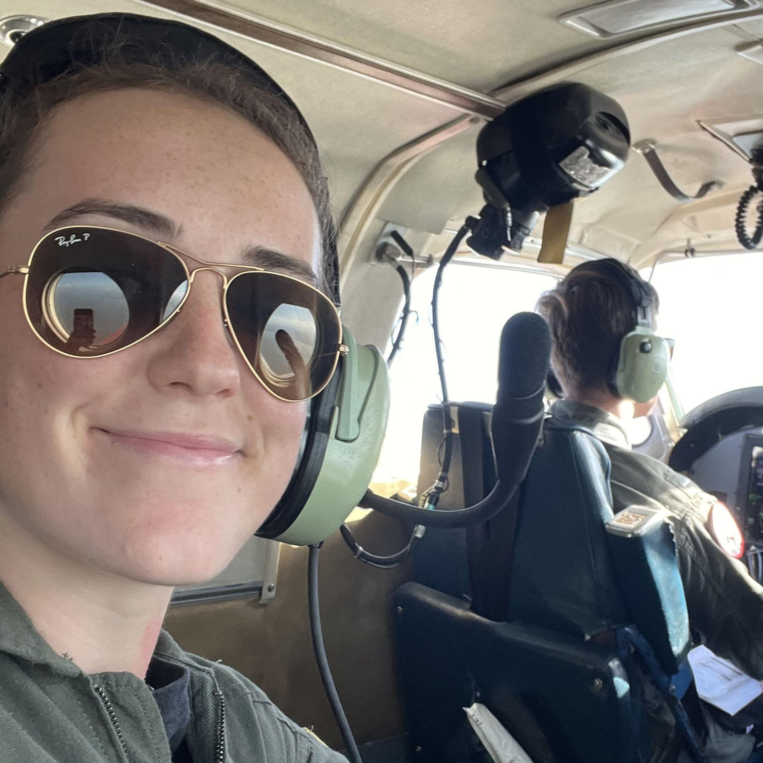 Our first (and only) Navy flight together!