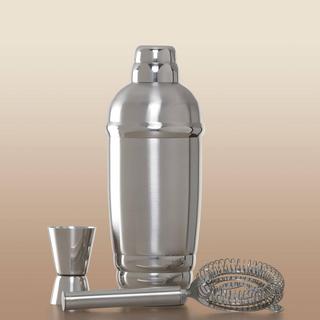 Tuscany Classics Shaker with Strainer & Jigger