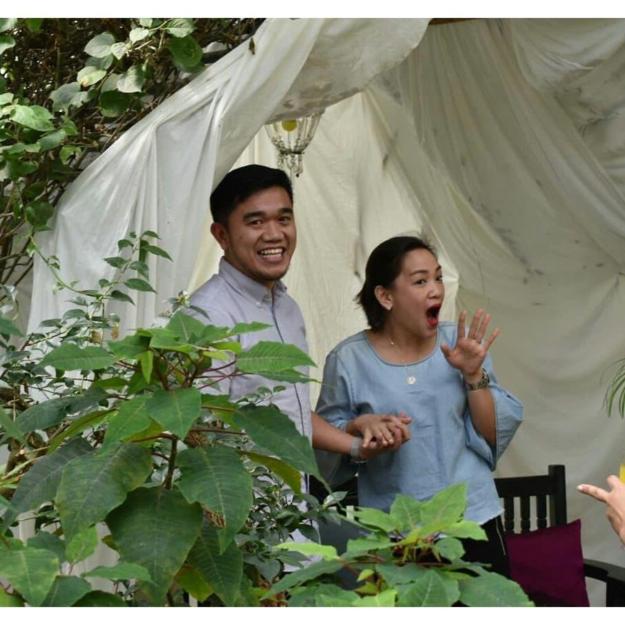 Proposal day in Sonya's Garden.