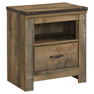 Trinell One Drawer Nightstand Brown - Signature Design by Ashley
