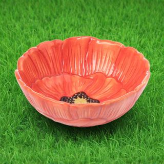 Flower Shop Poppy Cereal Bowl, Set of 4