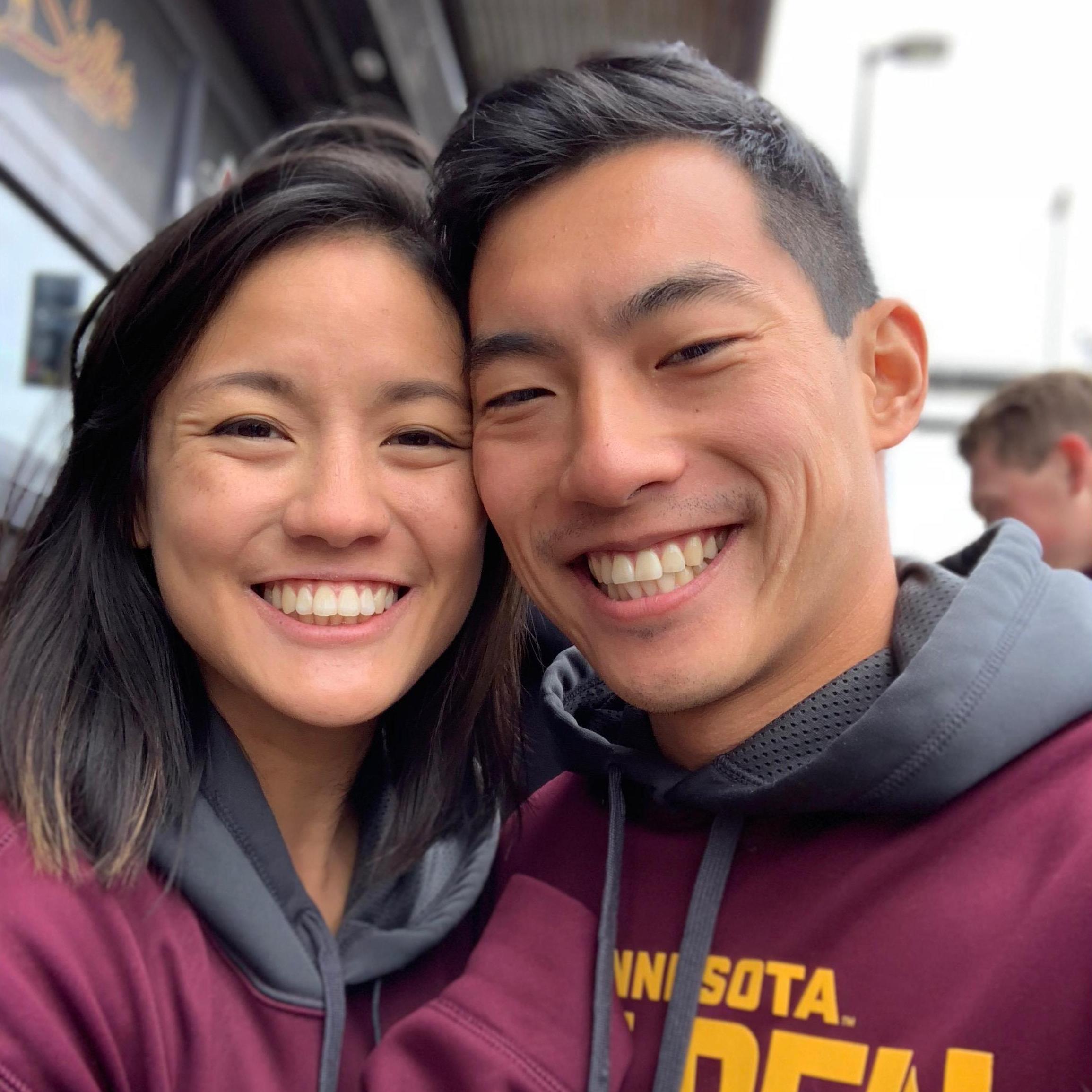 Attending Homecoming in Minnesota.