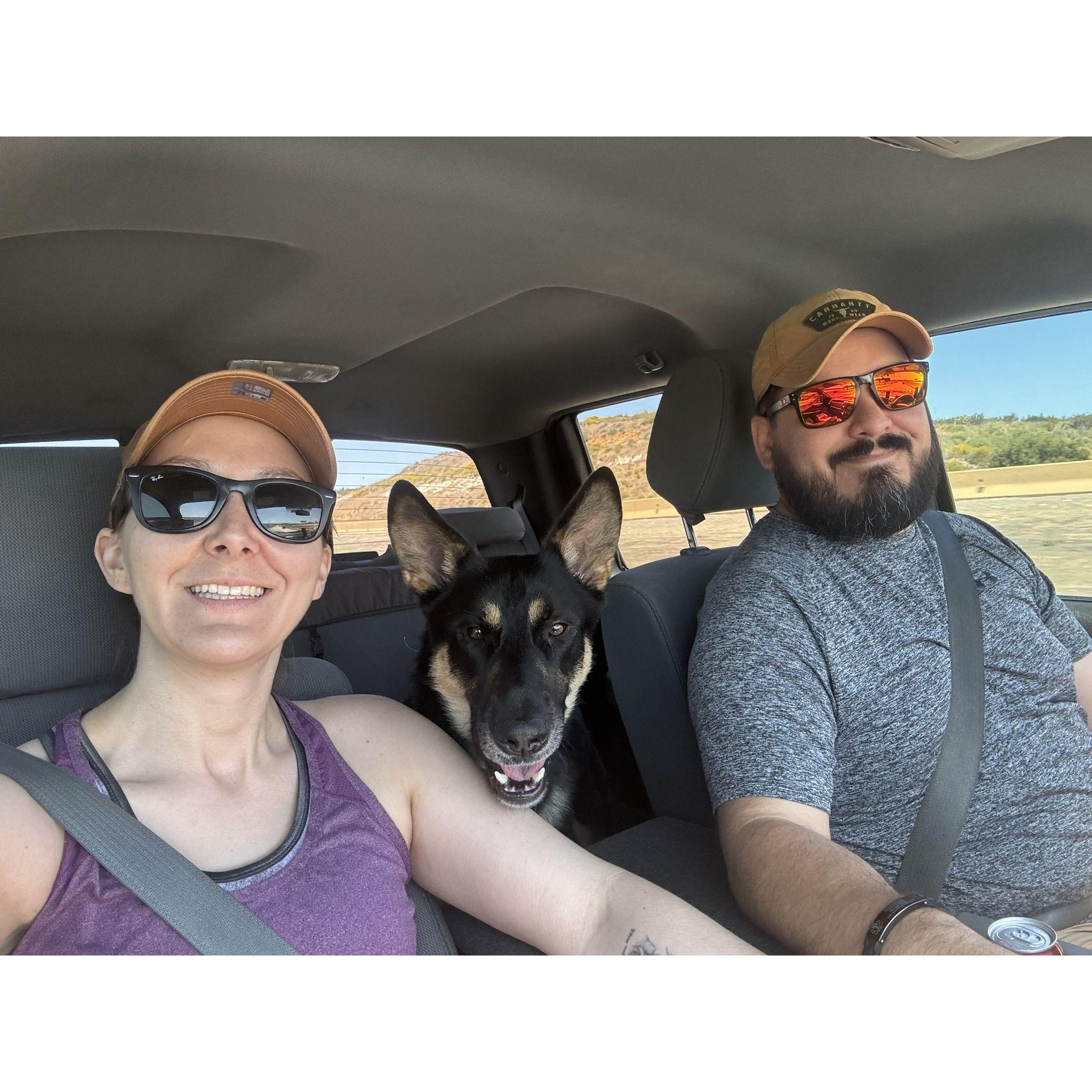 First time camping with Todd - he loved it!