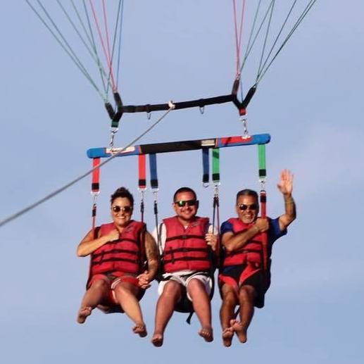 First time parasailing