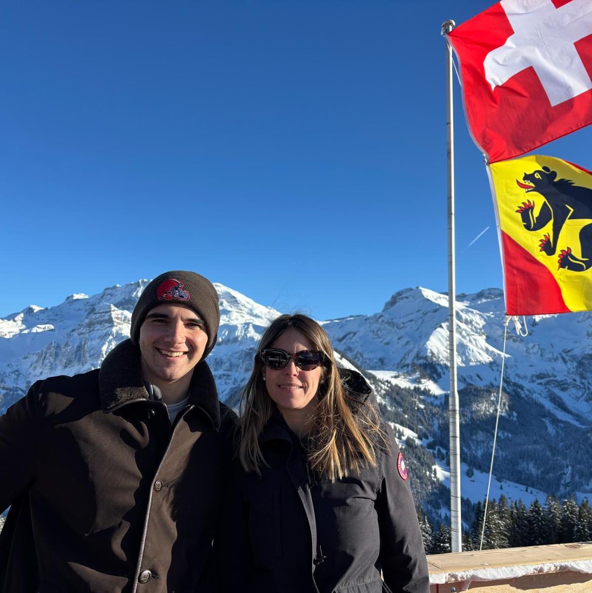 Jeremy's first Christmas in the Swiss Alps. While surrounded by Swiss traditions and breathtaking scenery, he remained committed to one mission: making sure every Swiss local knew about the Cleveland Browns.