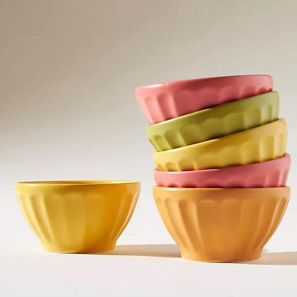 Matte Latte Bowls, Set of 6 - Smoothie
