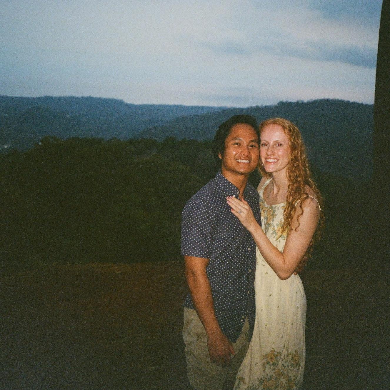 Celebrated our engagement above the clouds in Costa Rica