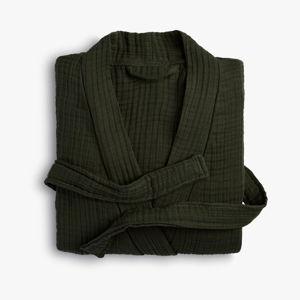 Cloud Cotton Robe in Evergreen (X-Large)