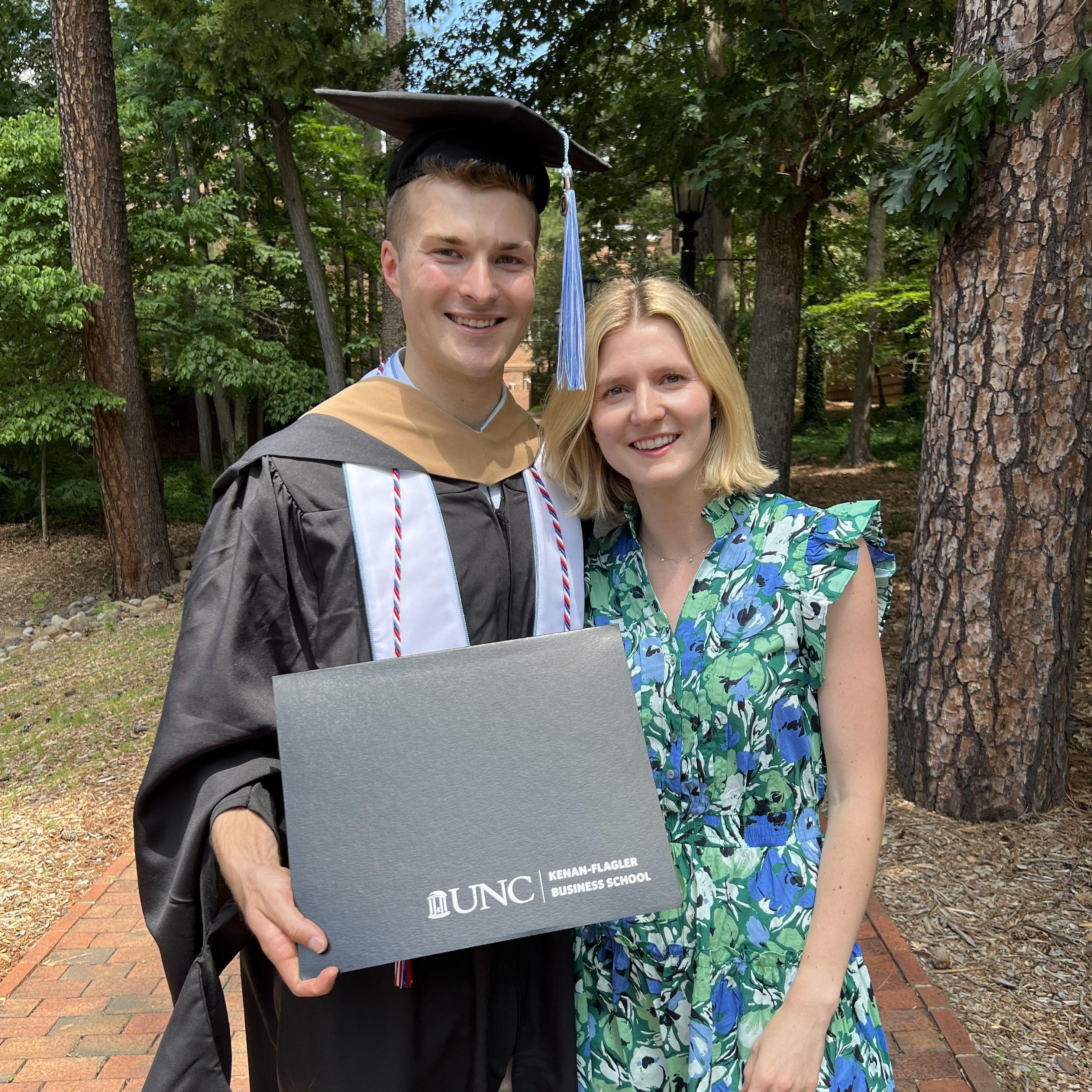 Mitchell graduated from UNC Keenan-Flagler Business School in May 2023 and then moved to NYC to start his new job