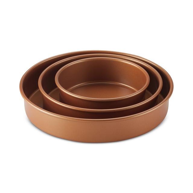 Ayesha Curry Bakeware Round Cake Pans, 3-Pc. Set