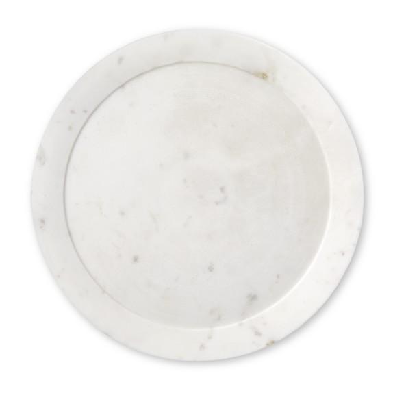 White Marble Charger