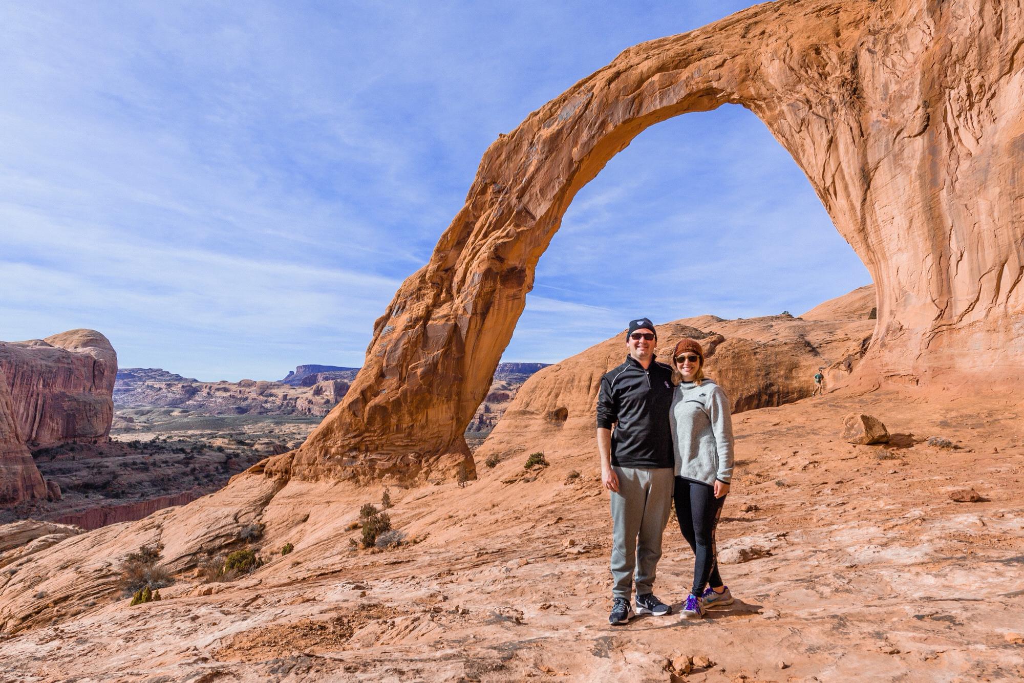 For spring training 2018, we road tripped to Arizona. This was outside of Moab