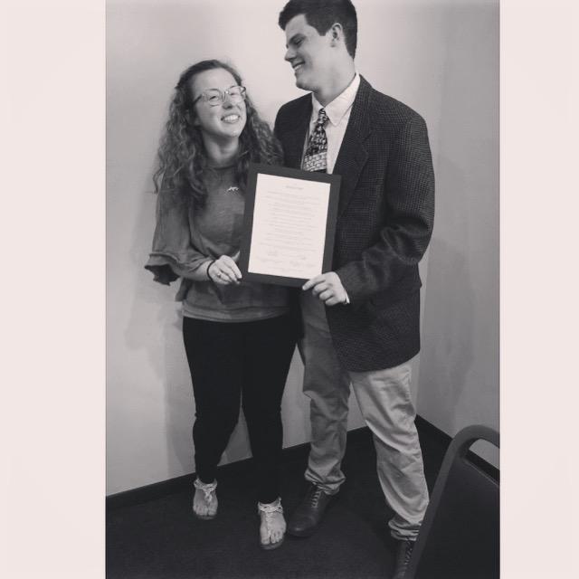 Signing of the Courageous Resolution, inspired by Joshua 24:15, August 2018