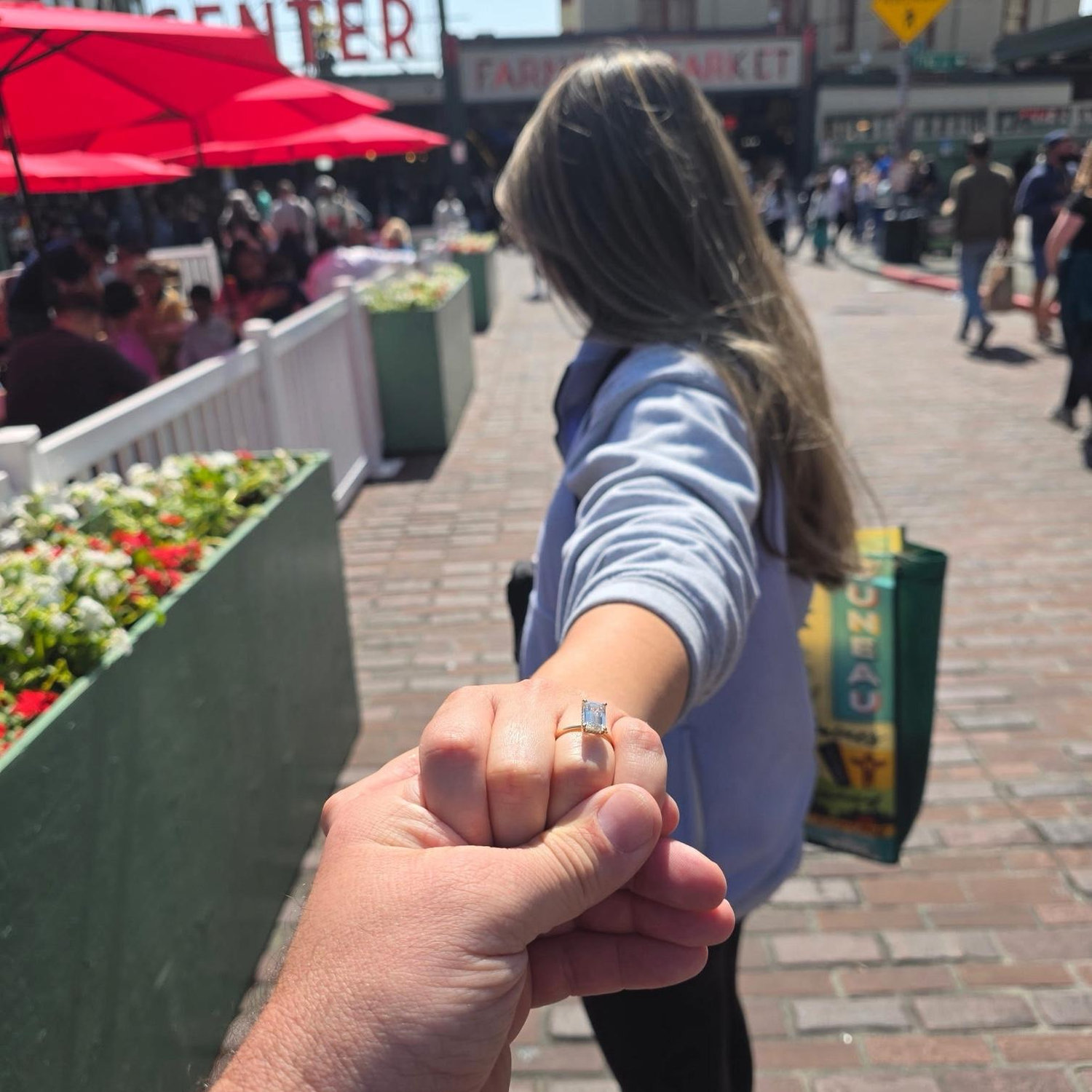 One more diamond show off before we left Seattle to fly home!
