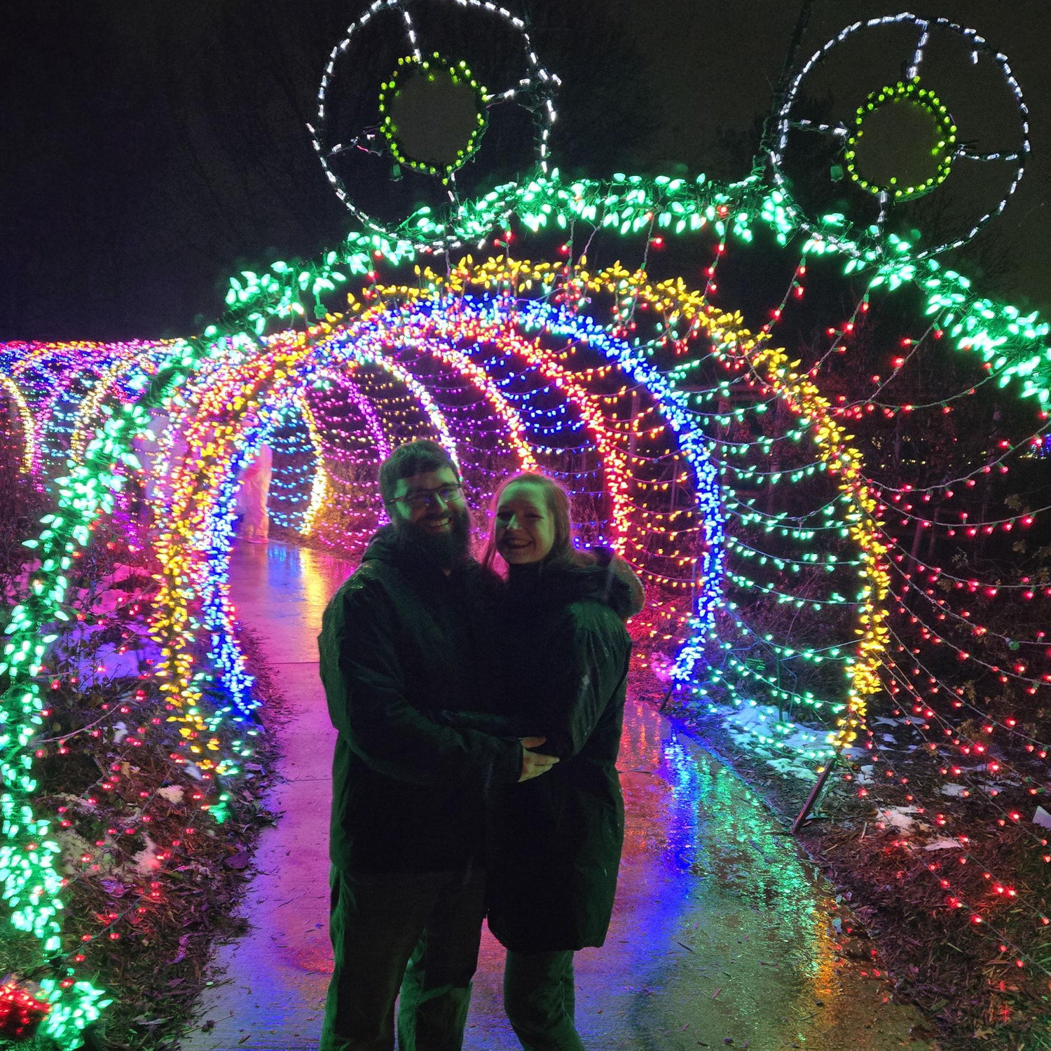 christmas lights date night!