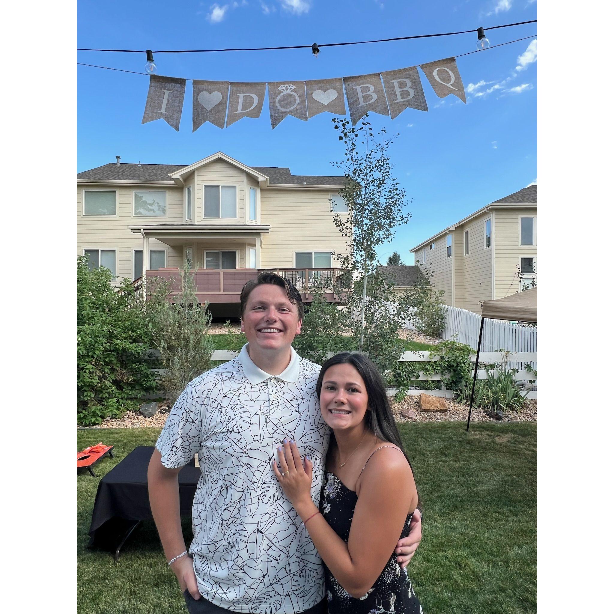 Our engagement party